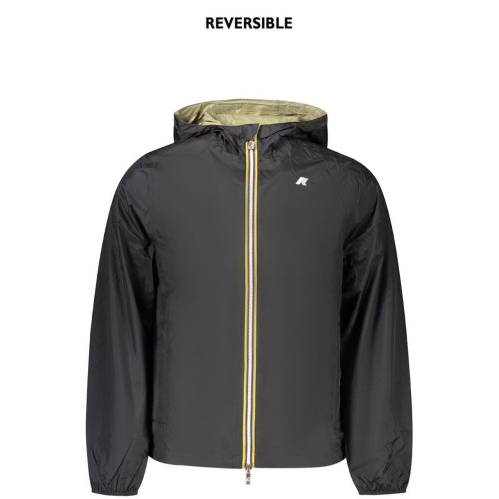 K-WAY Black Nylon Shell Men's Jacket
